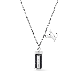 Monogram eclipse charms necklace Clearance